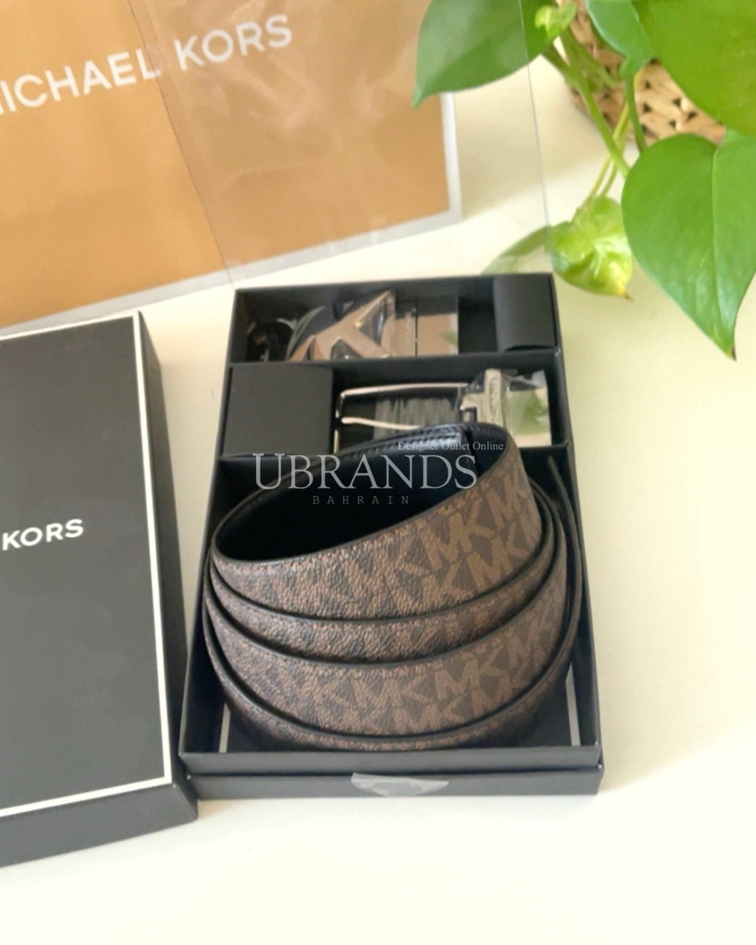 Michael kors - Men Leather Belt Box Set