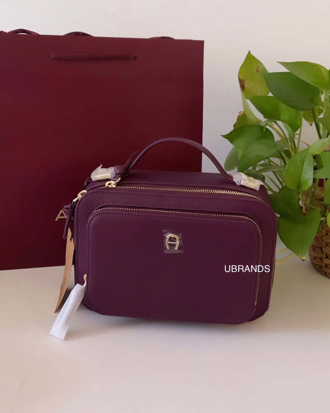 Aigner top handle bag