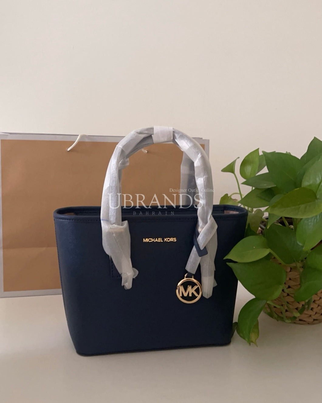 Michael kors small tote bag (Navy)