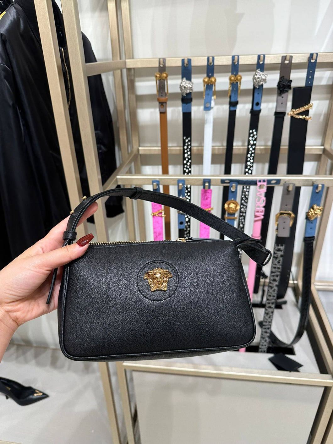 Preorder Versace small bag black