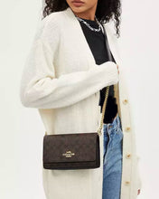 Load image into Gallery viewer, Coach Flap Clutch Crossbody Bag
