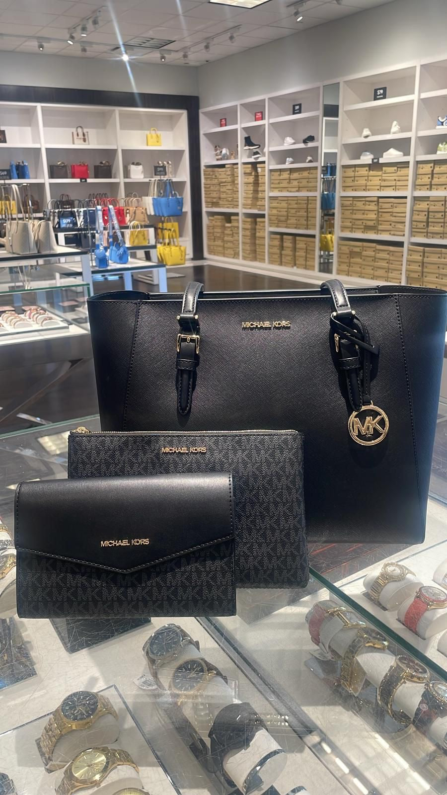 PreOrder Michael kors large tote bag set 3 in 1