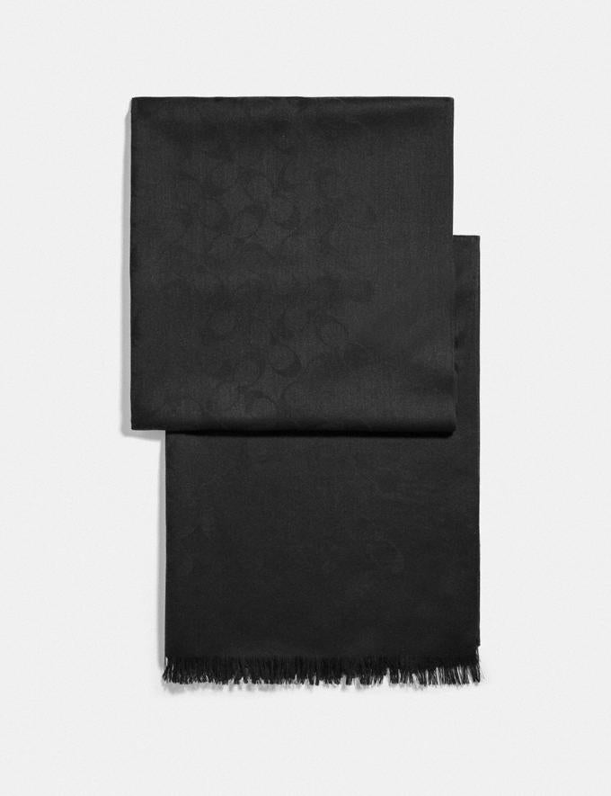 Coach logo scarf