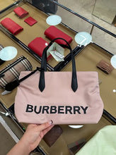 Load image into Gallery viewer, Burberry small nylon tote bag
